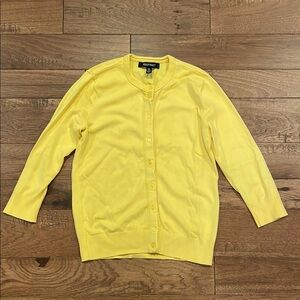 Ellen Tracey Women’s Cardigan - Size S - Yellow